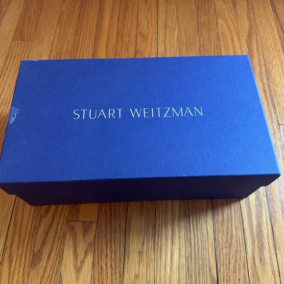 Stuart Weitzman Cream Block Heel Pumps - Picture 7 of 7